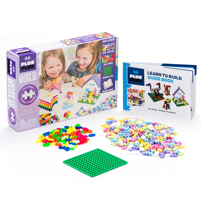 Plus Plus Learn To Build Set Pastel - Blocks & Construction Play - Plus-plus Usa