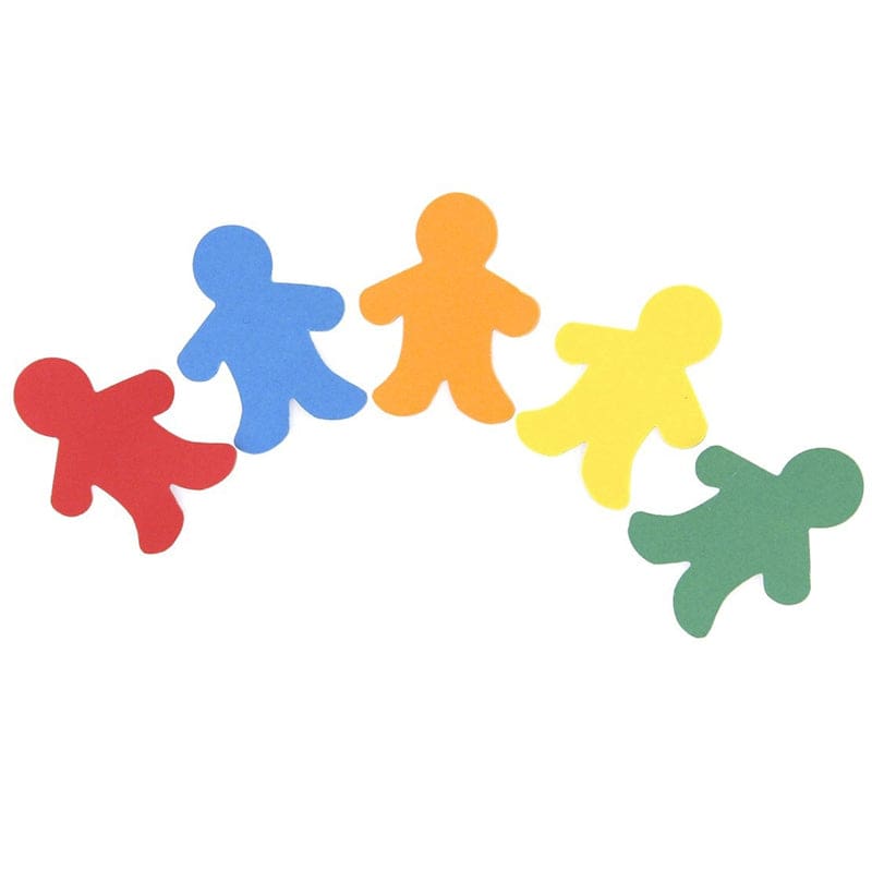 Pocket Shapes 2In People (Pack of 10) - Art & Craft Kits - Hygloss Products Inc.