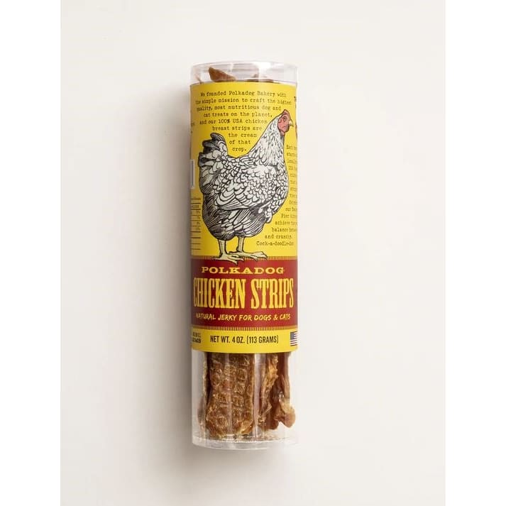 Polka Dog Chicken Strip Jerky 4Oz. - Pet Supplies - Polka