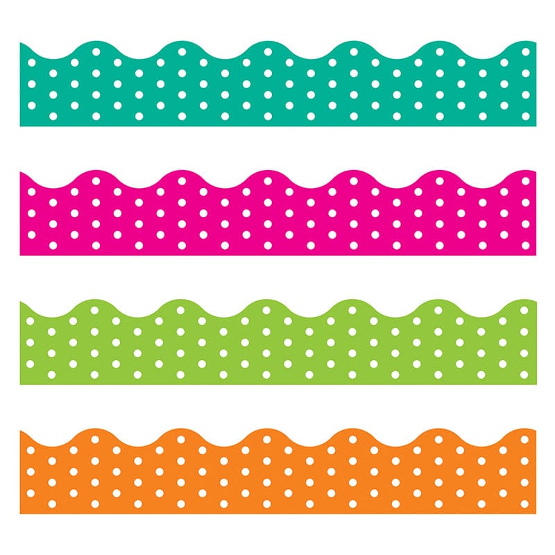 Polka Dots Border Variety Pack (Pack of 2) - Border/Trimmer - Trend Enterprises Inc.