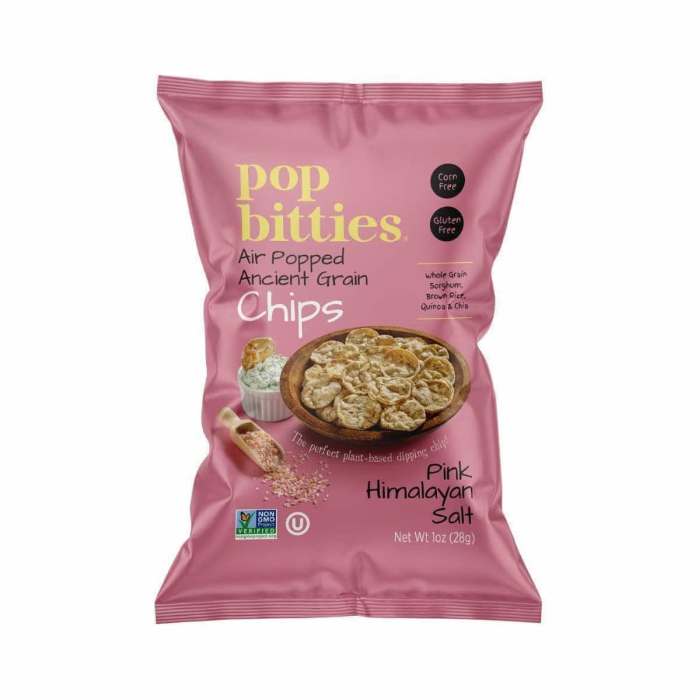 POP BITTIES Pop Bitties Chips Himalayan Pnk Ssalt, 1 Oz