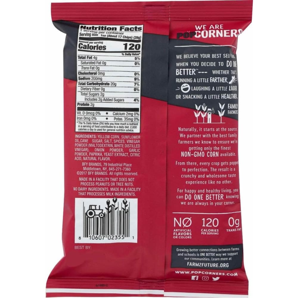 POPCORNERS Popcorners Sweet Chili, 1 Oz