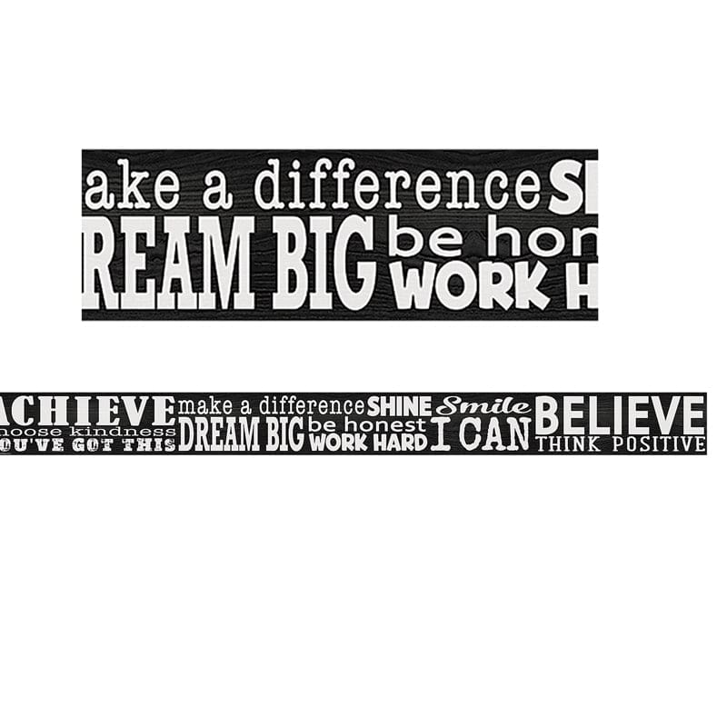 Positive Sayings Straight Border Modern Farmhouse (Pack of 10) - Border/Trimmer - Teacher Created Resources