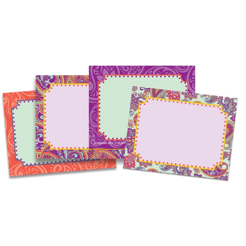 Positively Paisley Name Tags (Pack of 10) - Name Tags - Eureka