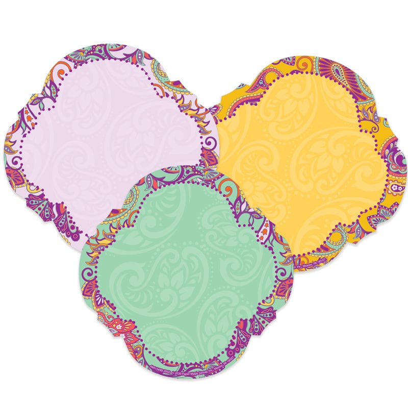 Positively Paisley Paper Cut-Outs (Pack of 10) - Accents - Eureka