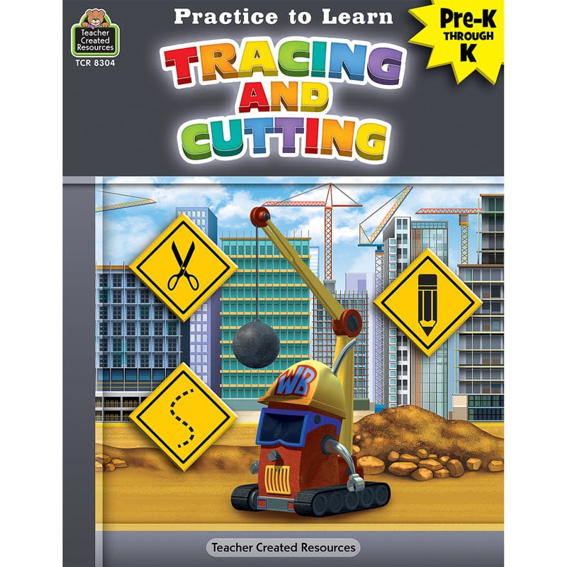 Pract To Learn Cutting And Tracing (Pack of 10) - Resources - Teacher Created Resources
