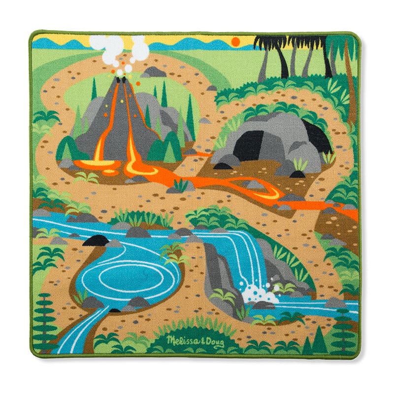 Prehistoric Playground Dinosaur Rug - Mats - Melissa & Doug