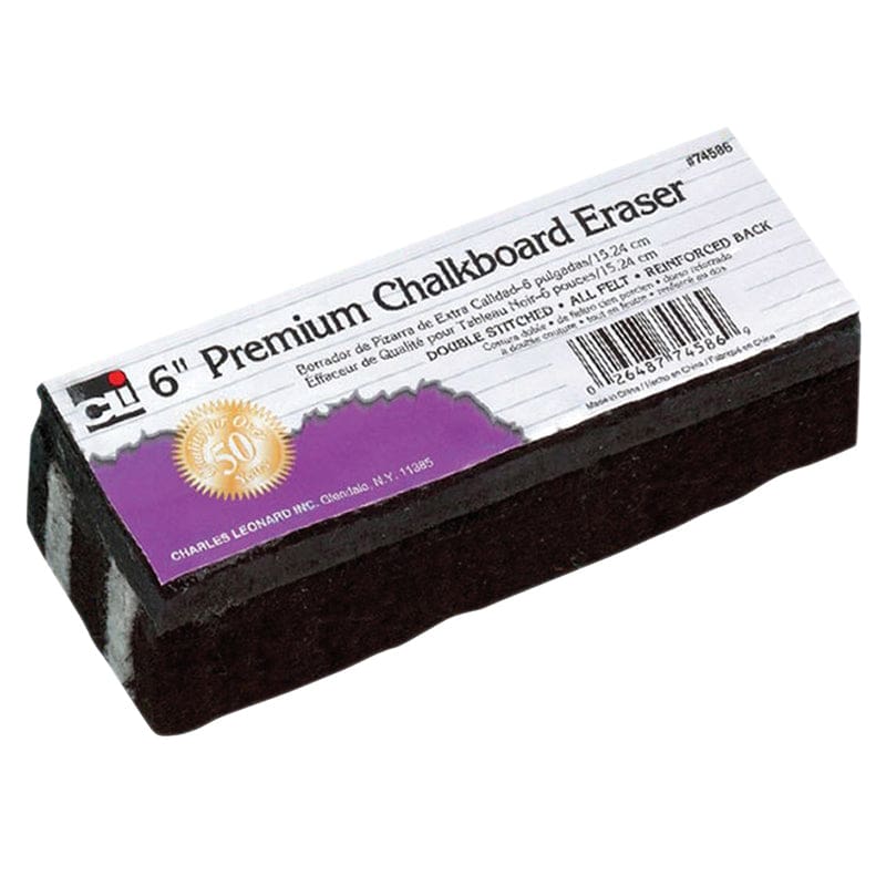 Premium Chalkboard Eraser (Pack of 12) - Chalkboard Accessories - Charles Leonard