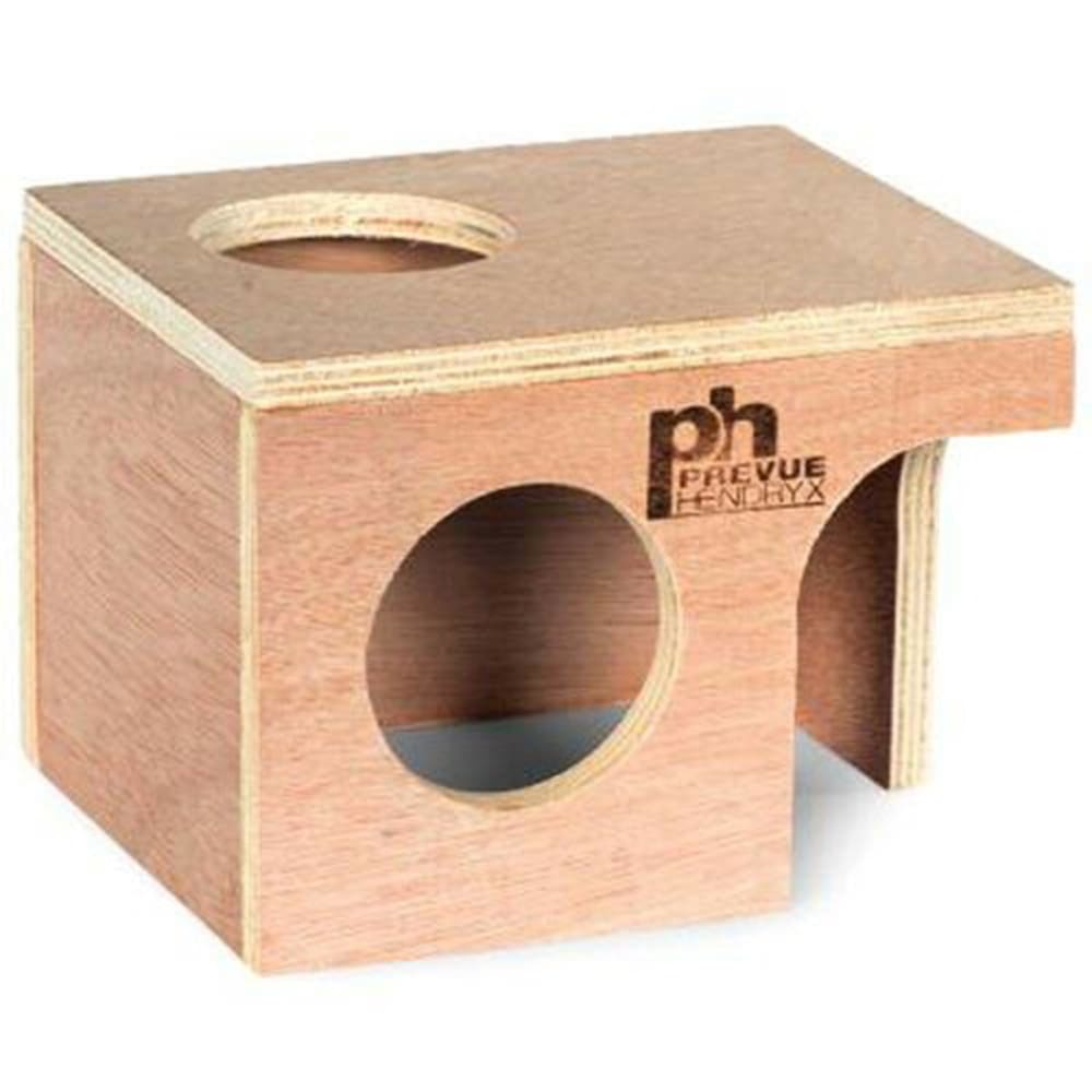 Prevue Pet Products Wood Hamster and Gerbil Hut Hatrual Hardwood Medium - Pet Supplies - Prevue Pet