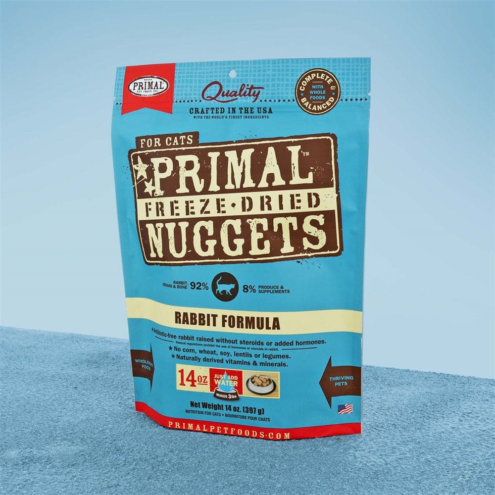 PRIMAL CAT FREEZE-DRIED NUGGETS RABBIT 5.5oz - Pet Supplies - PRIMAL Pet Foods