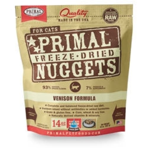Primal Pet Foods Freeze Dried Cat Food- Venison 14Oz. - Pet Supplies - PRIMAL Pet Foods