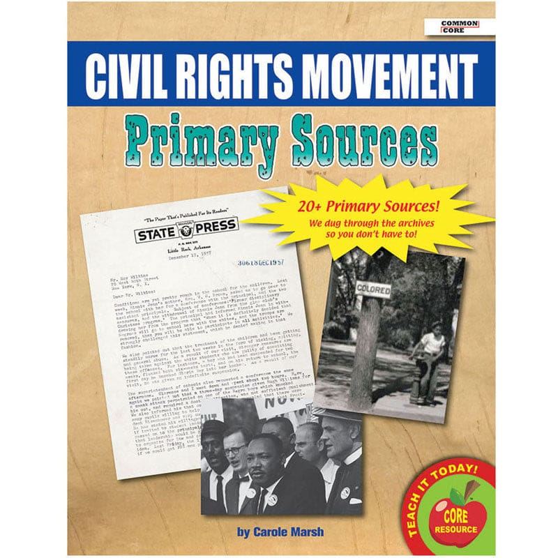 Primary Sources Civil Rights Movement (Pack of 2) - History - Gallopade