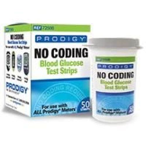 Prodigy Diabetes Care Prodigy No Coding Test Strips Bx50 Box of 50 (Pack of 3) - Diagnostics >> Diabetes Monitoring - Prodigy Diabetes Care