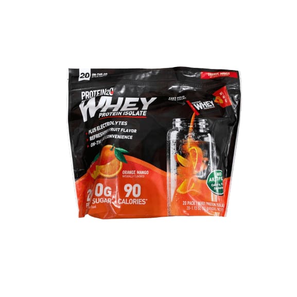 Protein20 Protein20 Whey Protein Isolate Orange Mango Sticks, 20 Count