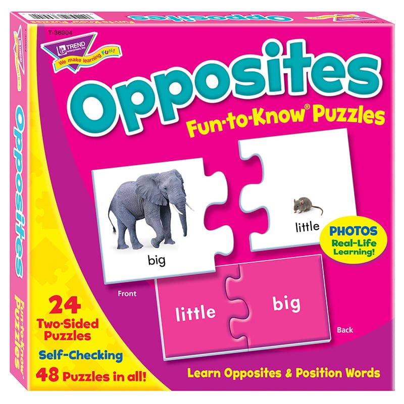Puzzle Opposites (Pack of 3) - Puzzles - Trend Enterprises Inc.
