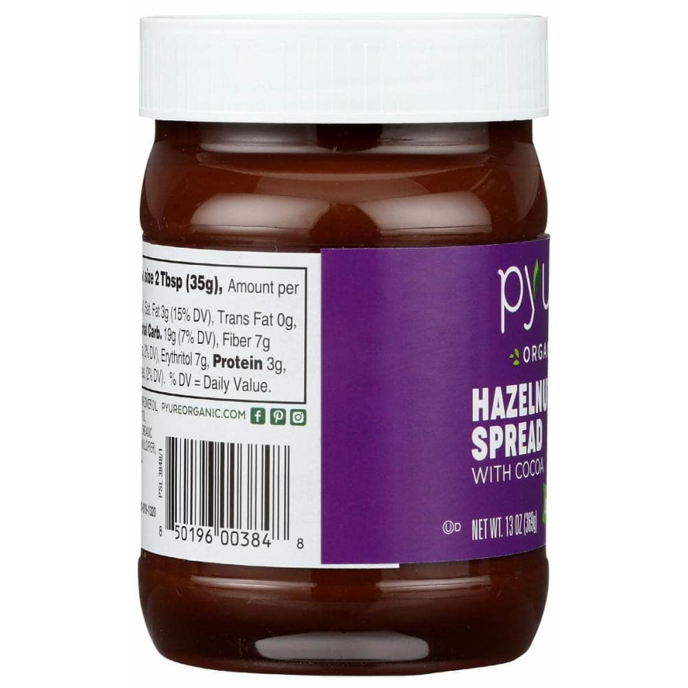 PYURE Grocery > Pantry > Condiments PYURE: Spread Hzlenut Cocoa Org, 13 oz