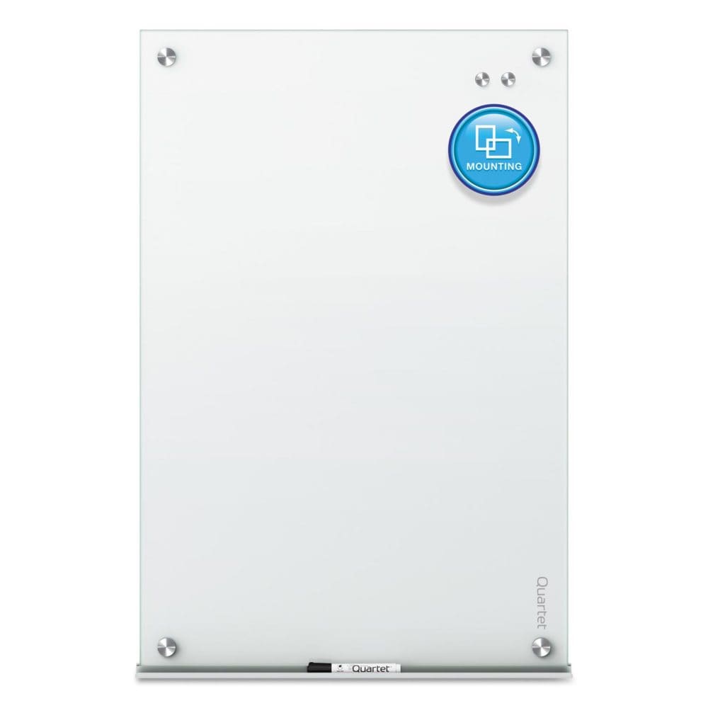 Quartet - Infinity Magnetic Glass Marker Board 72 x 48 - White - Boards & Accessories - Quartet