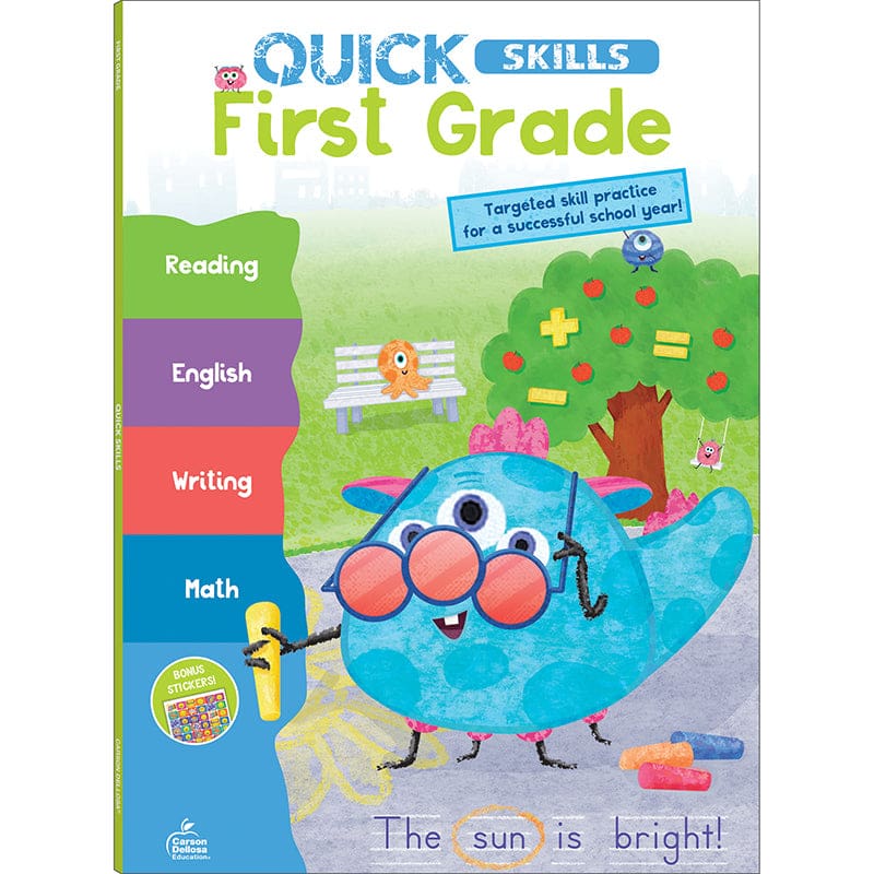 Quick Skills First Grade Workbook (Pack of 10) - Skill Builders - Carson Dellosa Education