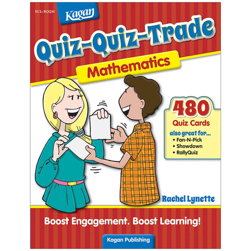 Quiz Quiz Trade Math Grades 3 6 (Pack of 2) - Activity Books - Kagan Publishing