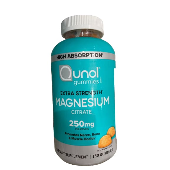 Qunol Magnesium Citrate 250mg Gummy 150 Count - Qunol