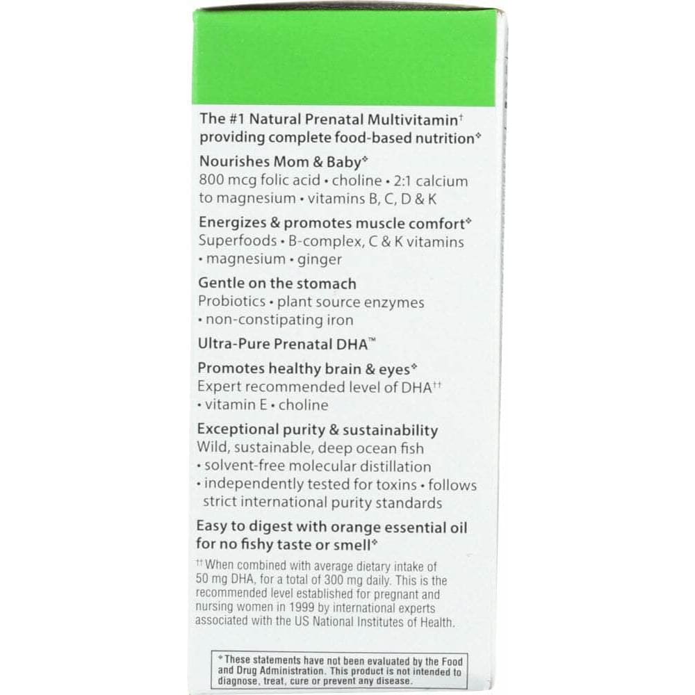 RAINBOW LIGHT Vitamins & Supplements > Vitamins & Minerals RAINBOW LIGHT: Rainbow Light Prenatal 1 DHA Combo, 30 pc