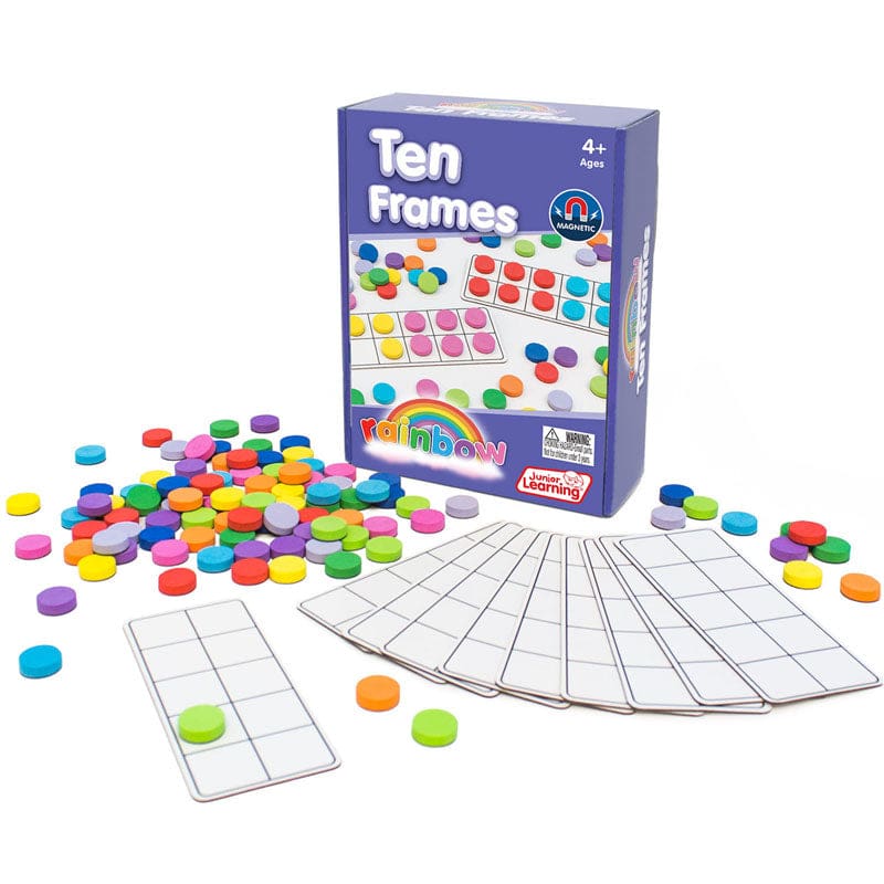 Rainbow Ten Frames (Pack of 2) - Numeration - Junior Learning