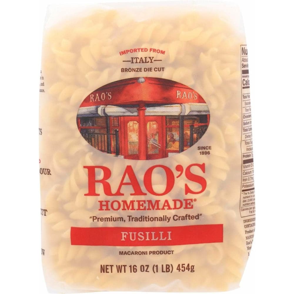 RAOS RAOS Pasta Fusilli, 16 oz