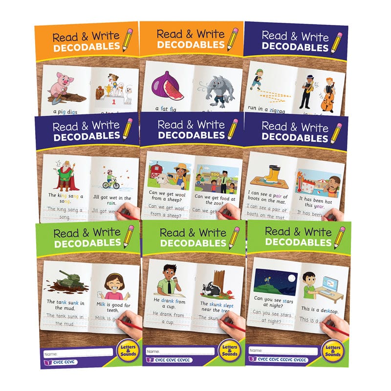 Read & Write Decodables Set A - Handwriting Skills - Junior Learning