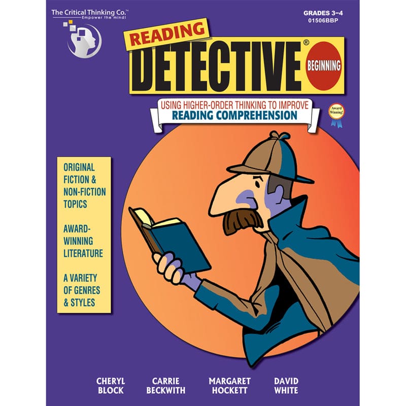 Reading Detective Beginning Gr 3-4 - Books - Critical Thinking Co.