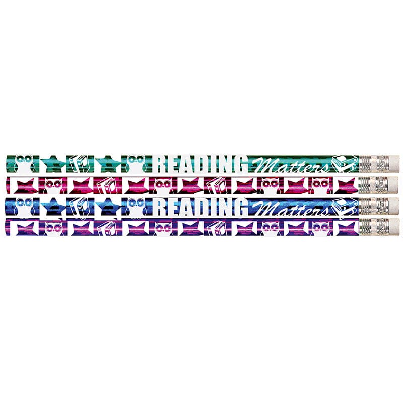 Reading Matters Pencil 12 Pk (Pack of 12) - Pencils & Accessories - Musgrave Pencil Co Inc