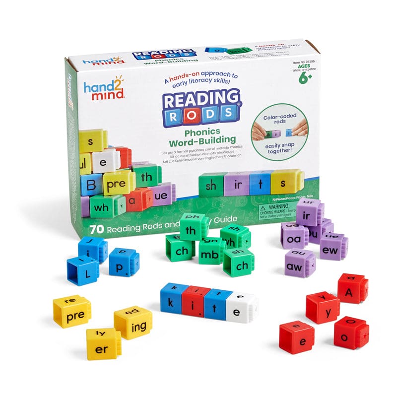 Reading Rods Phonics Word-Building (New Item With Future Availability Date) - Spelling Skills - Learning Resources