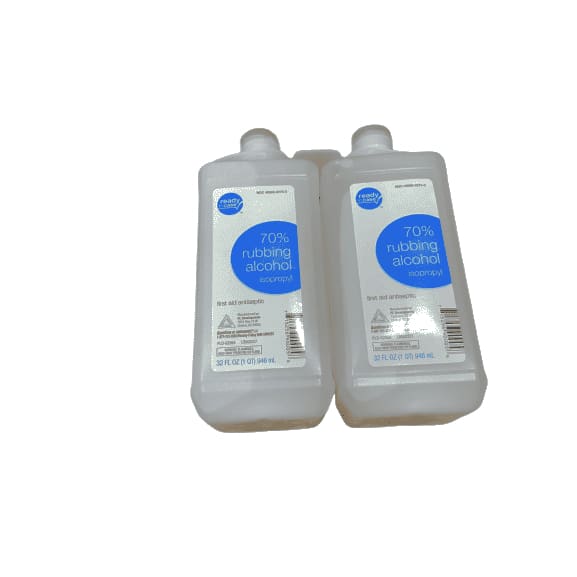 Ready In Case 70% Rubbing Alcohol Isopropyl 2x 32 Ounce - ShelHealth.Com