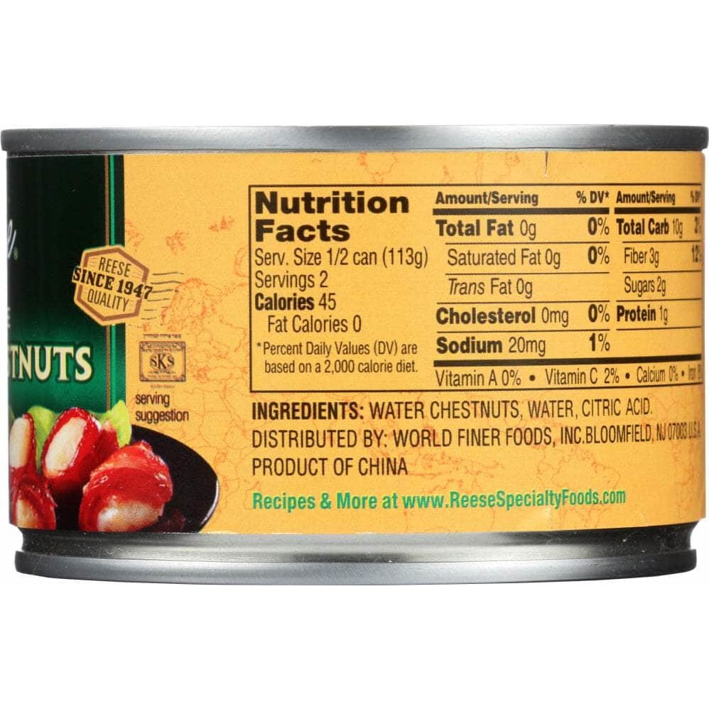 Reese Reese Whole Water Chestnuts, 8 oz