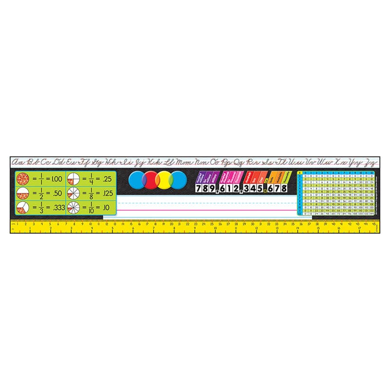 Reference Size Name Plates Gr 3-5 Zaner-Bloser Desk Toppers (Pack of 6) - Name Plates - Trend Enterprises Inc.