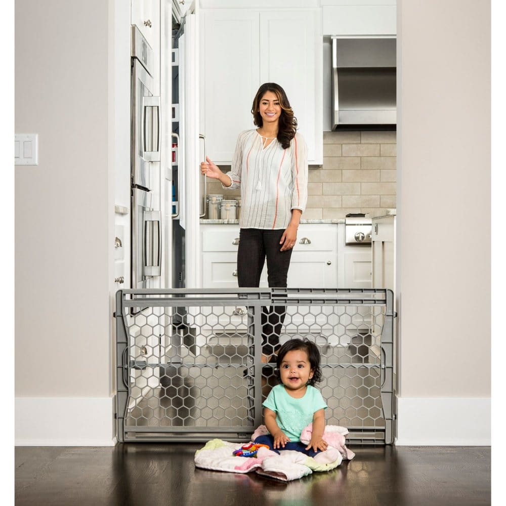 Regalo 23 Expandable Plastic Baby Gate Gray - Baby Gates & Safety - Regalo