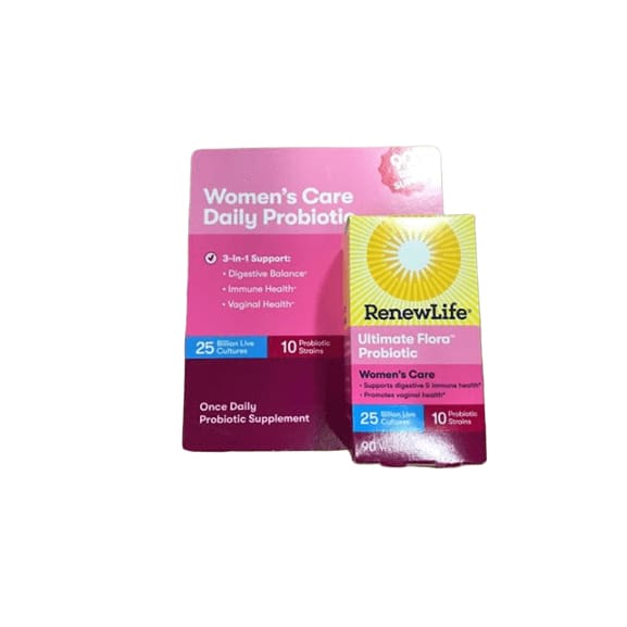Renew Life Women’s Probiotic - Ultimate Flora Probiotic Women's Care, Shelf Stable Probiotic Supplement (90 Count) - ShelHealth.Com