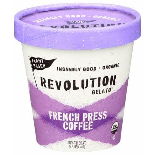 REVOLUTION GELATO Grocery > Frozen REVOLUTION GELATO: Org Gelato Fr Prs Coffee, 14 oz