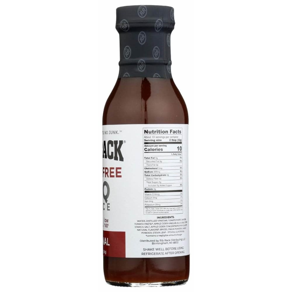 RIB RACK Rib Rack Sauce Bbq Original Sf, 11 Oz