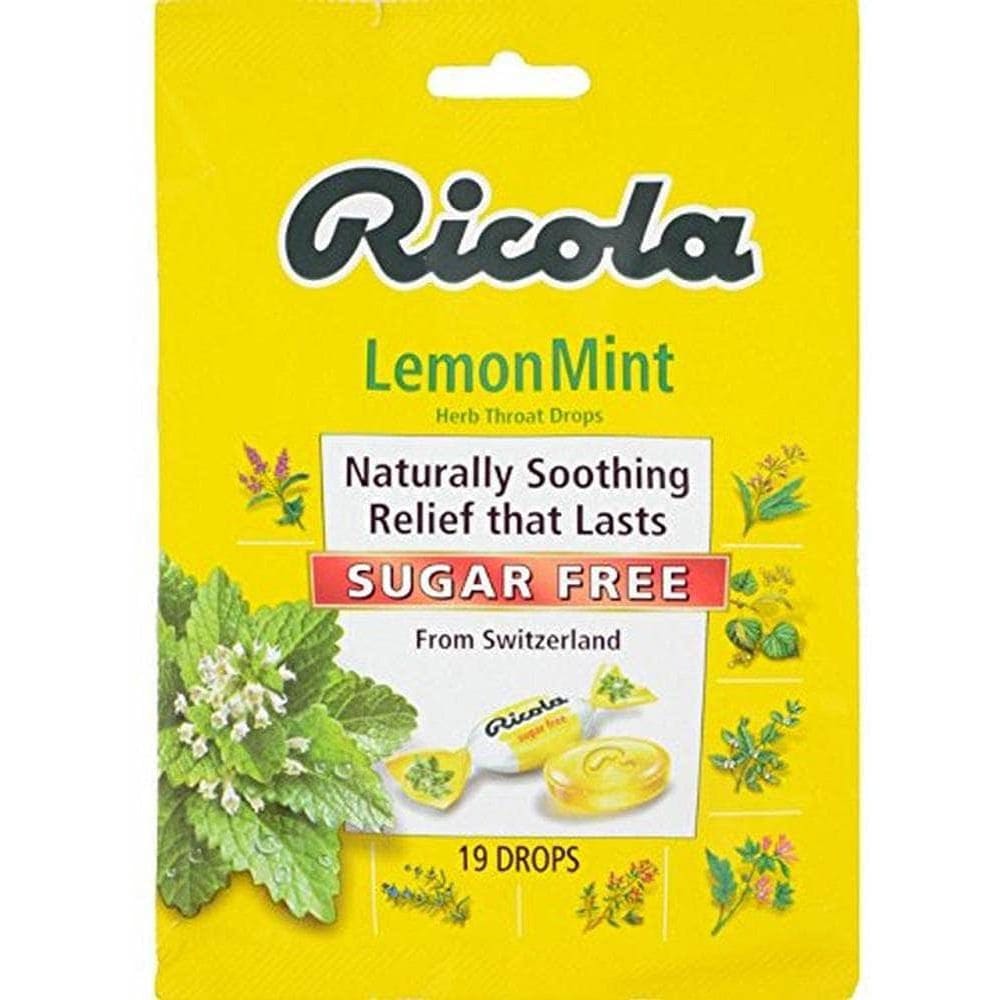 Ricola Ricola Sugar Free Lemon Mint Drop, 19 pc