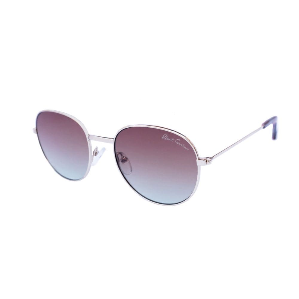 Robert Graham Round Sunglasses 1020 Gold - Sunglasses - Robert