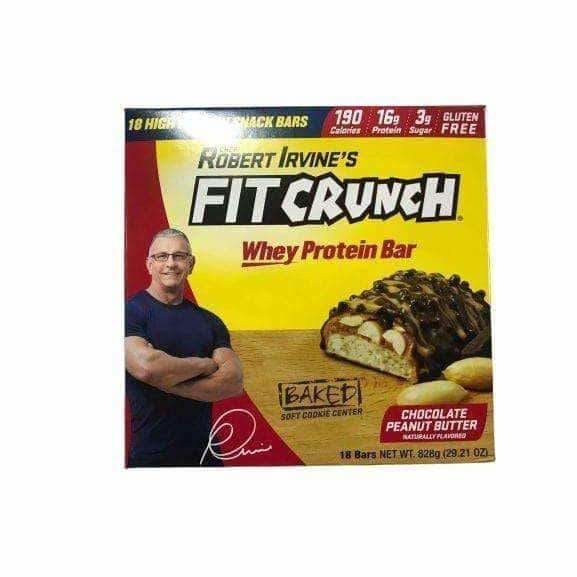 Robert Irvine FITCRUNCH Snack Size Protein Bars 3g of Sugar & Soft Cake Core (18 Count) - ShelHealth.Com