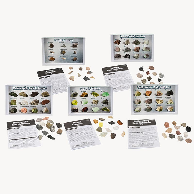 Rock Mineral & Fossils Complete Collection - Earth Science - Learning Resources