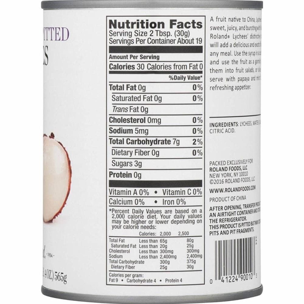 Roland Roland Lychees in Heavy Syrup, 20 oz