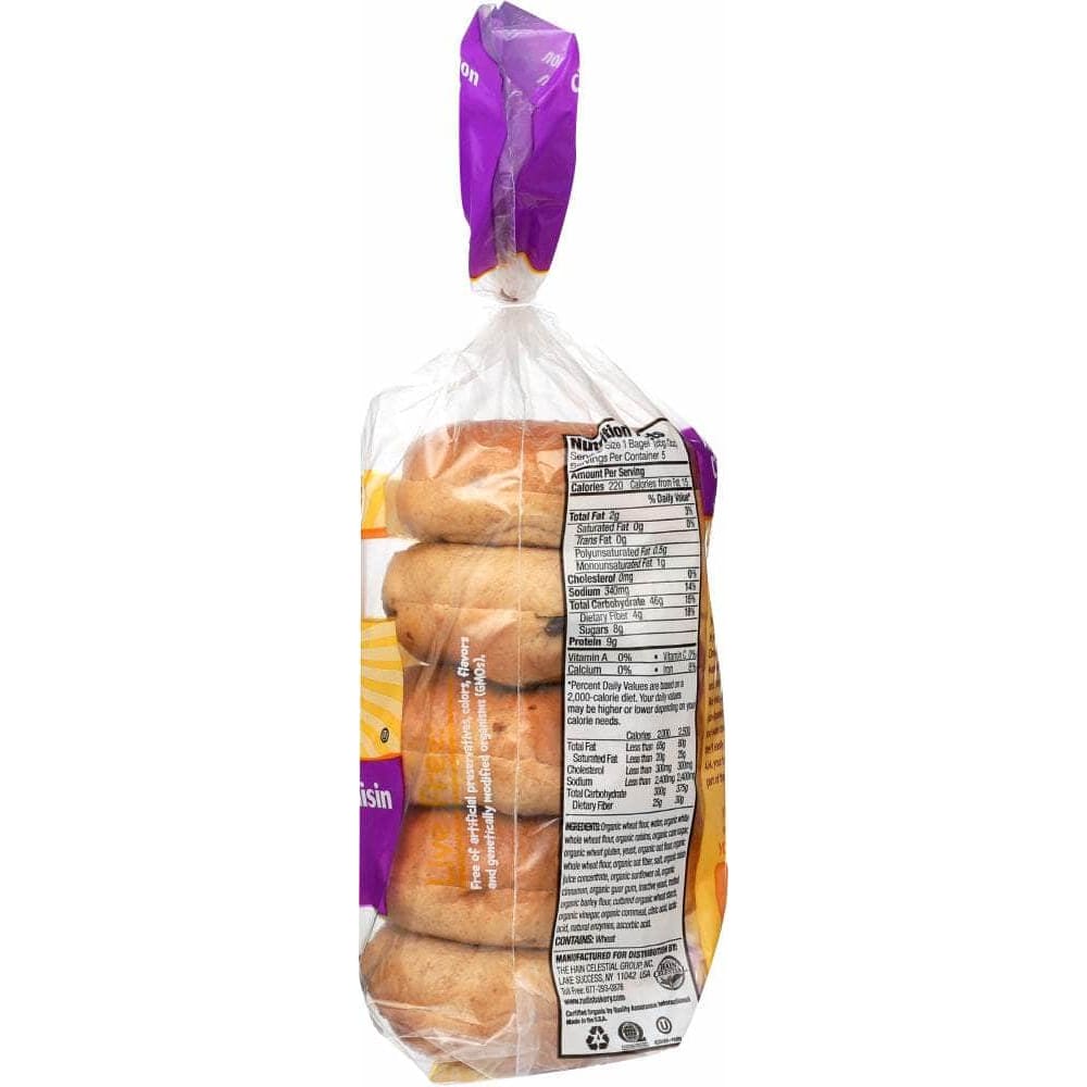 Rudis Rudis Cinnamon Raisin Bagels, 15 oz