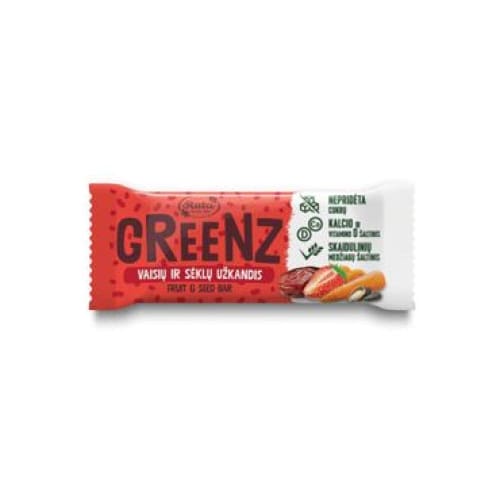 Ruta Greenz Fruit and Nut Bar with Vitamin D 1.09 oz (31 g) - Ruta