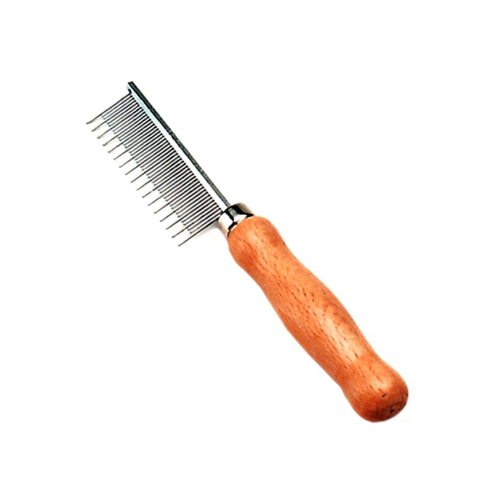 Safari Cat Shedding Comb Wood Grain One Size - Pet Supplies - Safari