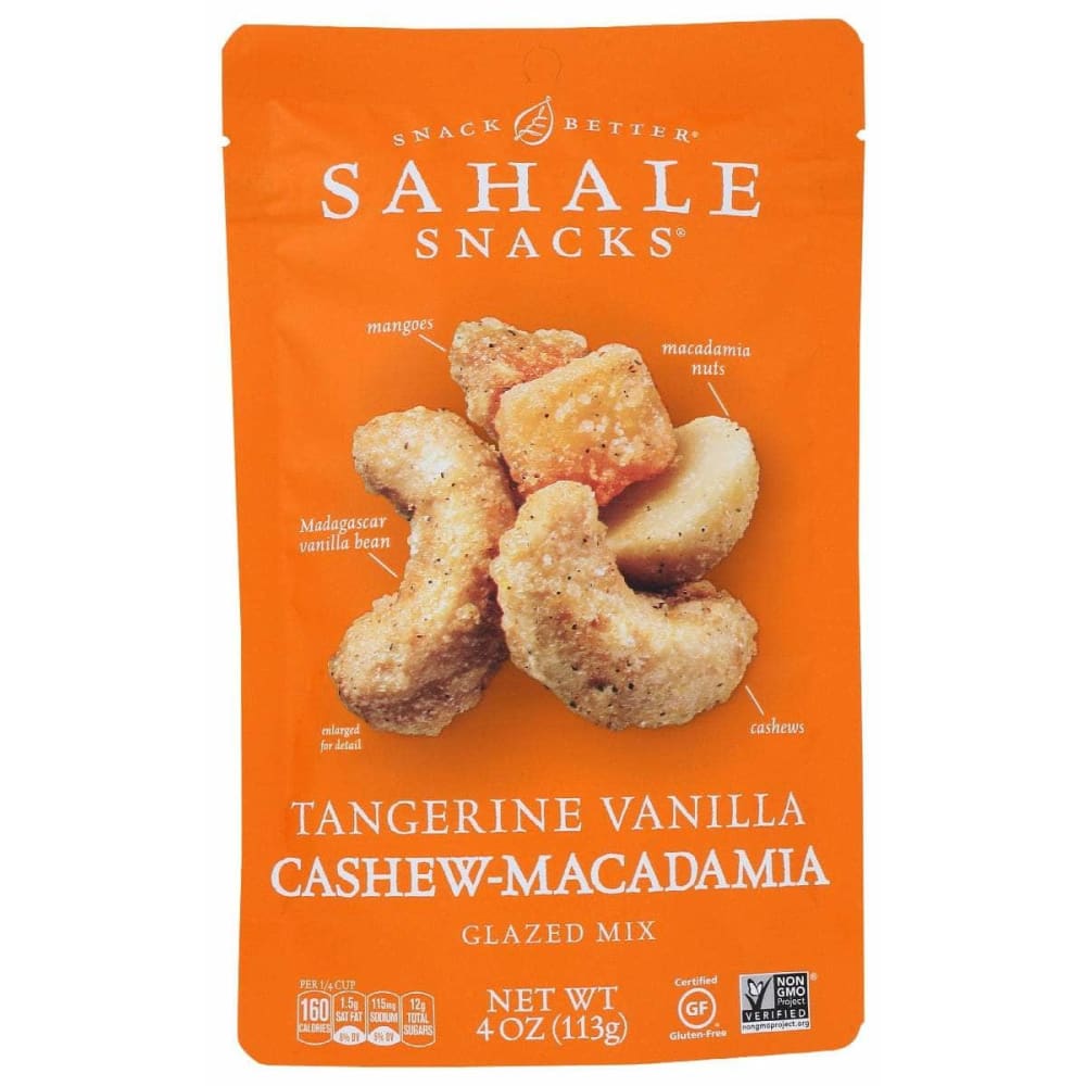 SAHALE SNACKS SAHALE SNACKS Tangerine Vanilla Cashew Macadamia Glazed Mix, 4 oz