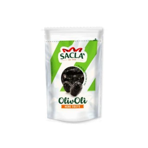 SALCA Dried Black Olives 3.53 oz. (100 g.) - SACLA