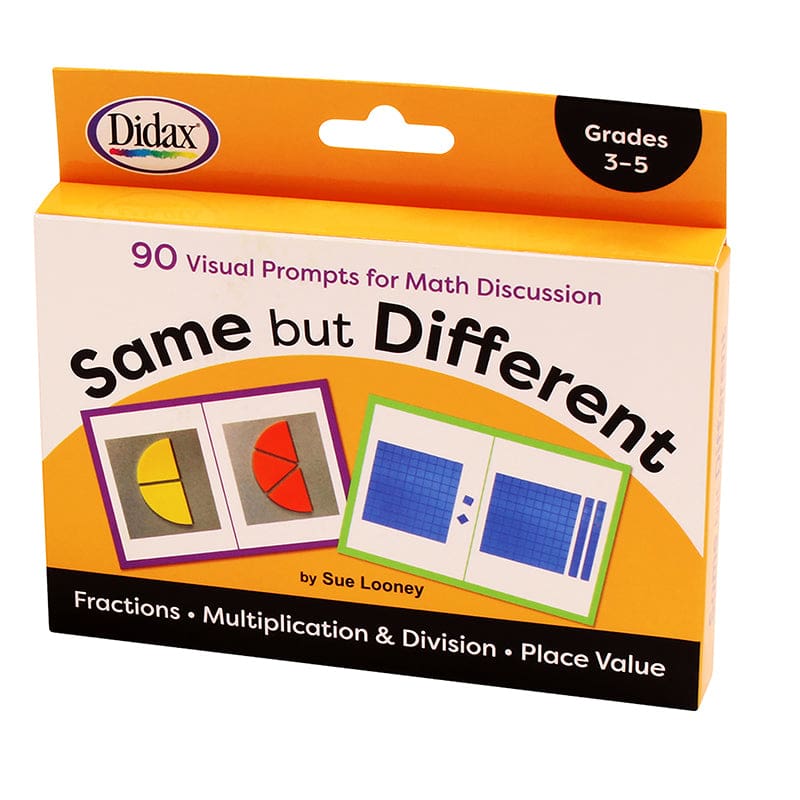 Same But Different Cards Gr 3-5 (Pack of 2) - Flash Cards - Didax