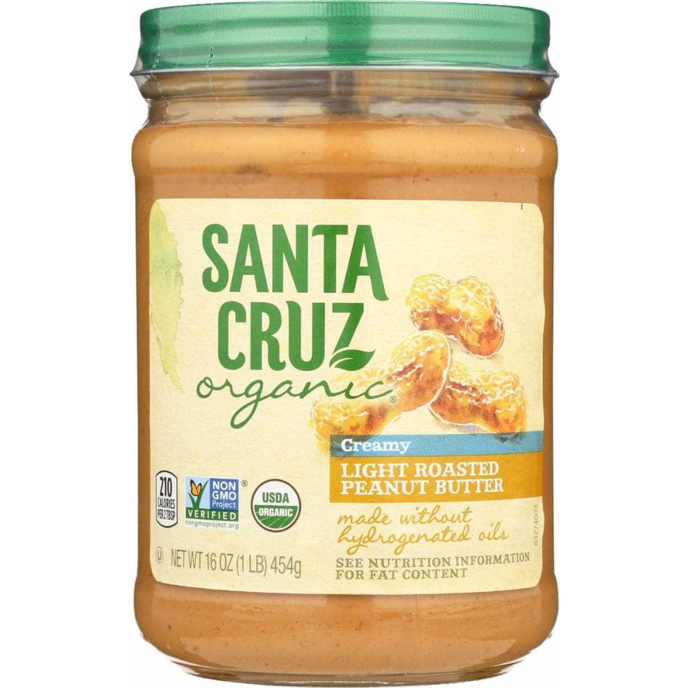 SANTA CRUZ ORGANIC SANTA CRUZ ORGANIC Pnut Bttr Lght Rstd Crmy, 16 oz